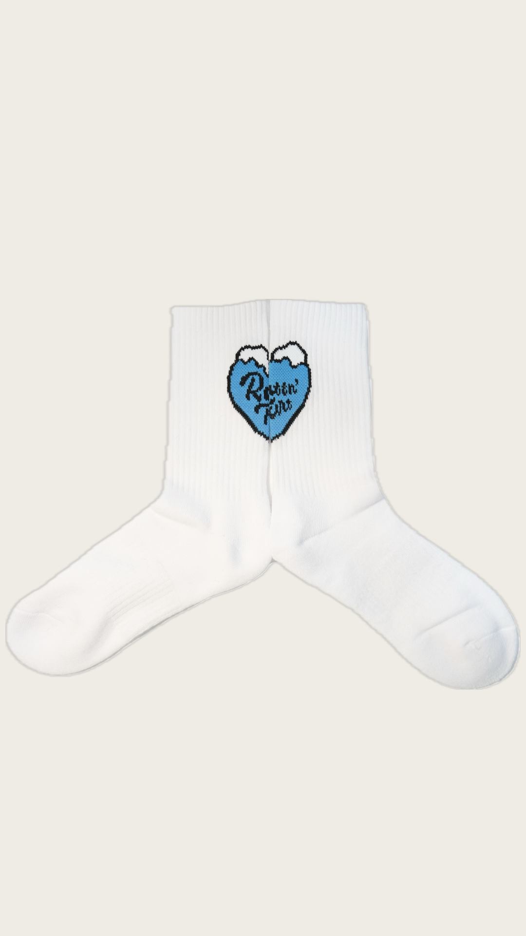 Ruffn’Turf -big heart socks-