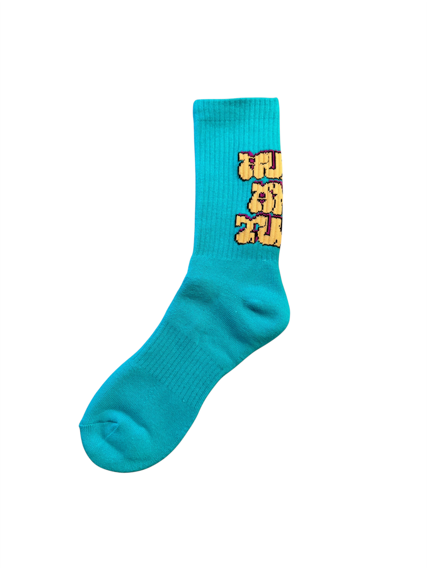Ruffn’Turf -graffiti socks Blue-