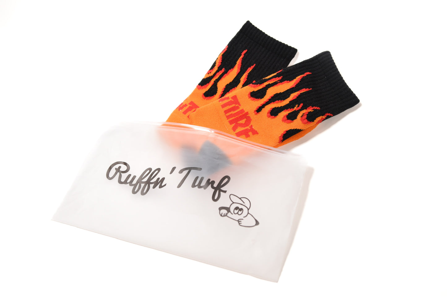 *New* Ruffn’Turf -flame socks-