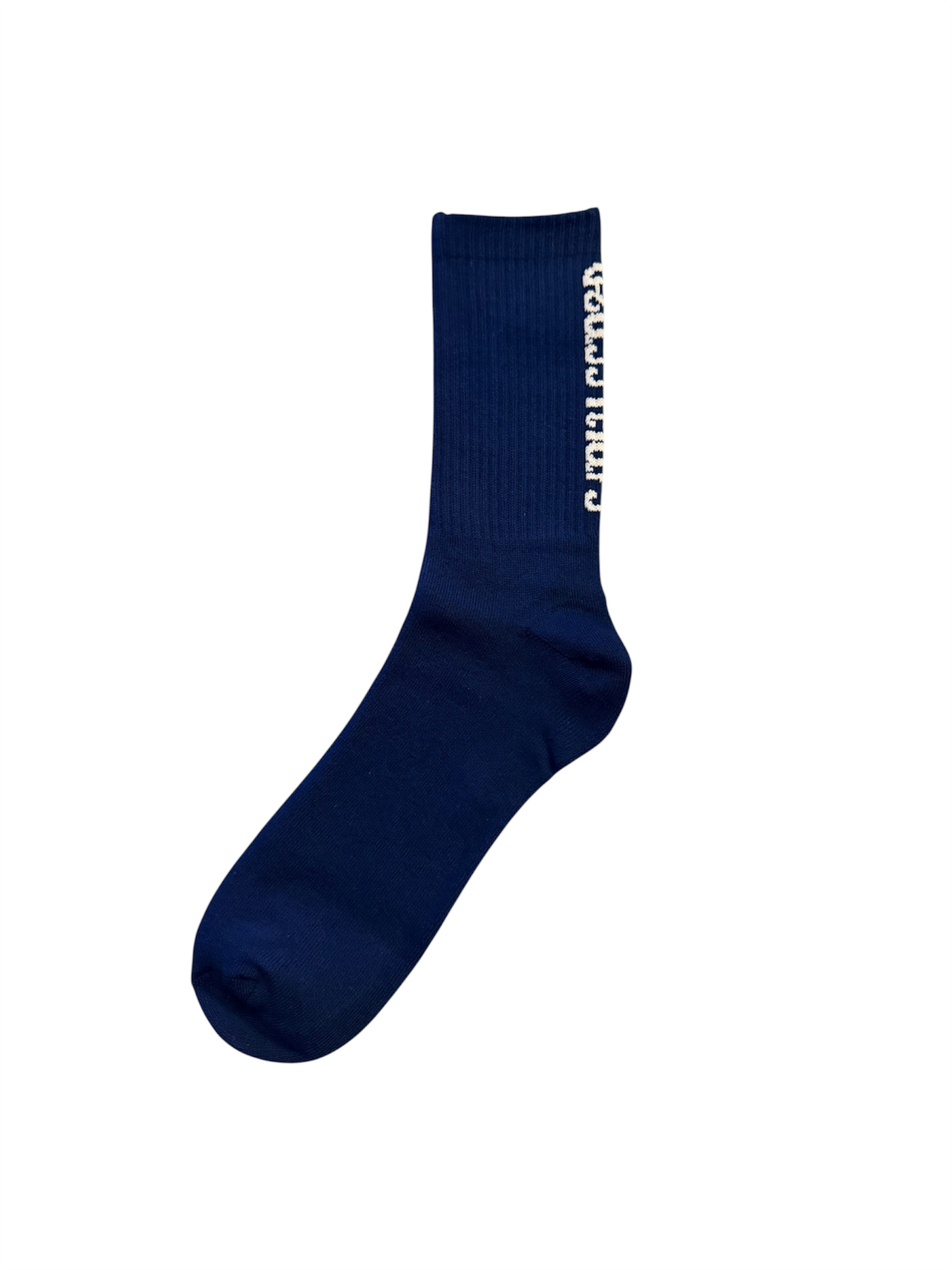 Ruffn’Turf -Cursive socks- Navy