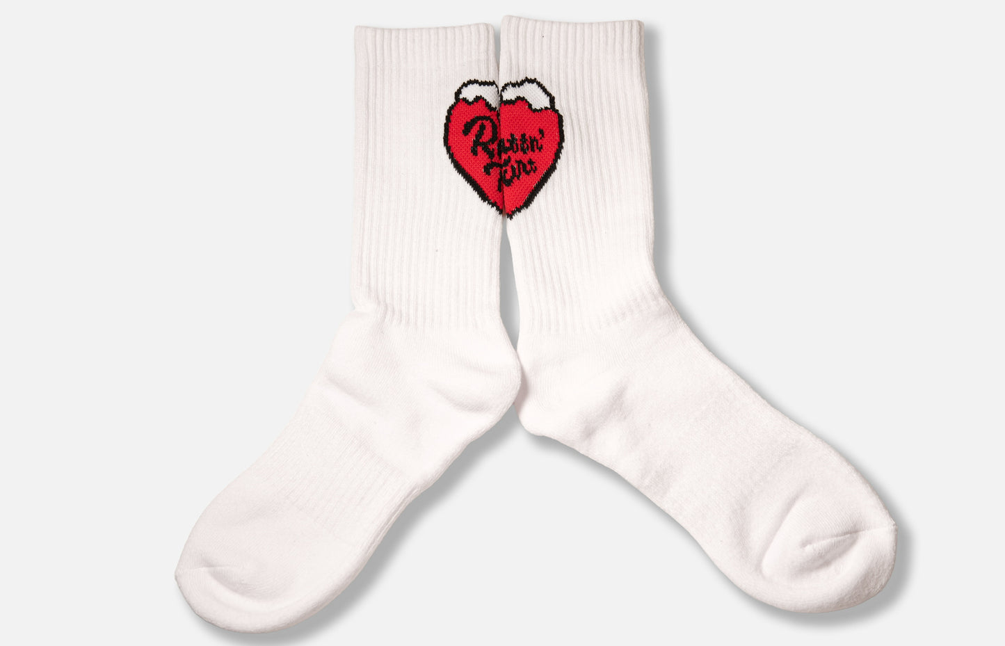 Ruffn’Turf -big heart socks-