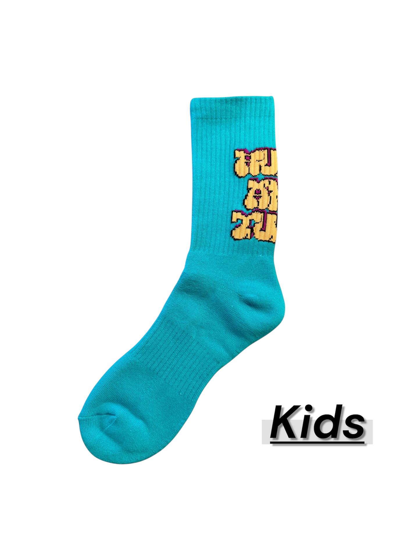 Ruffn’Turf  -graffiti socks Blue- for Kids