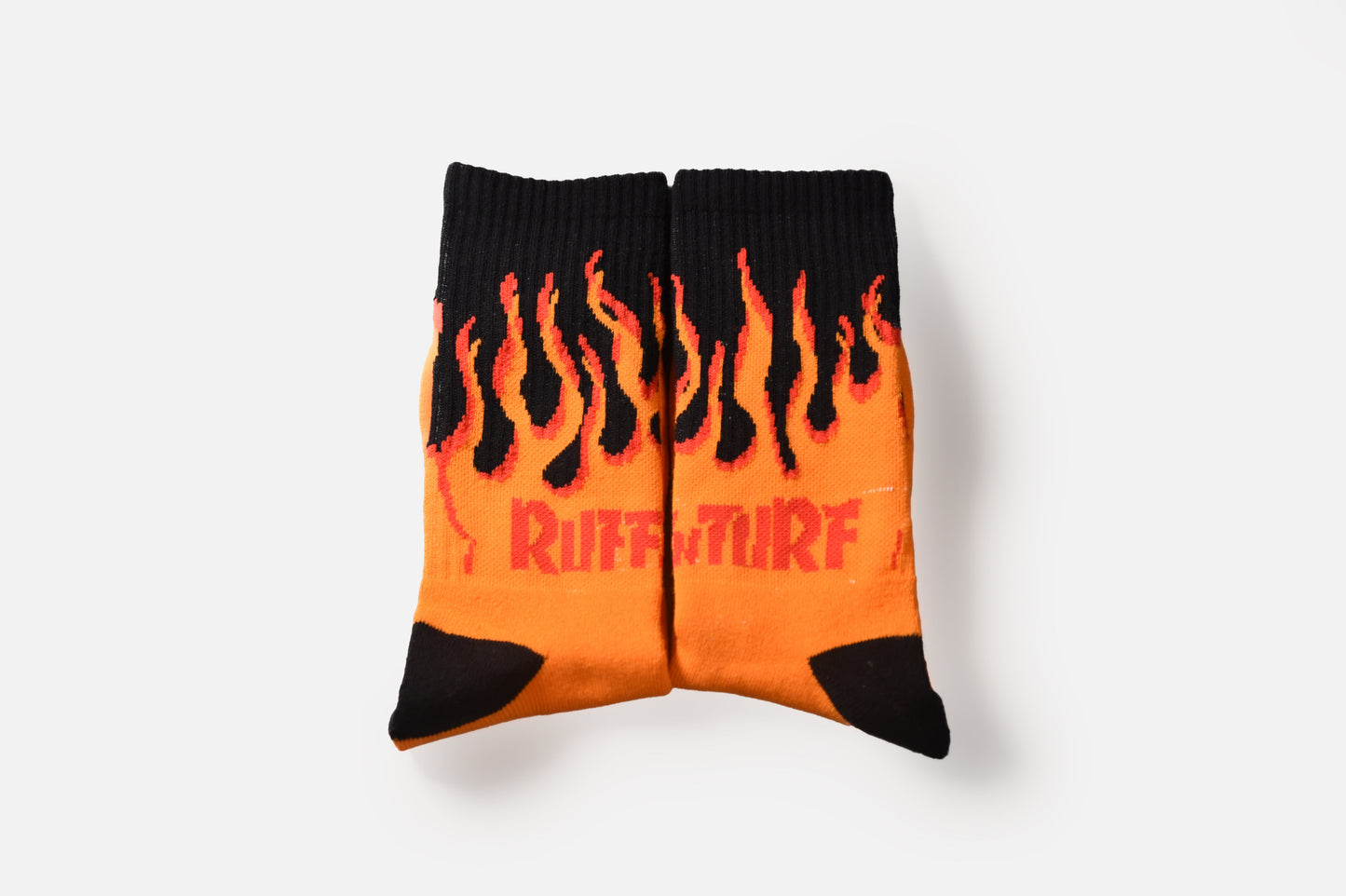 *New* Ruffn’Turf -flame socks-