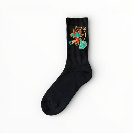 Ruffn’Turf   -chillPanther socks- BLK