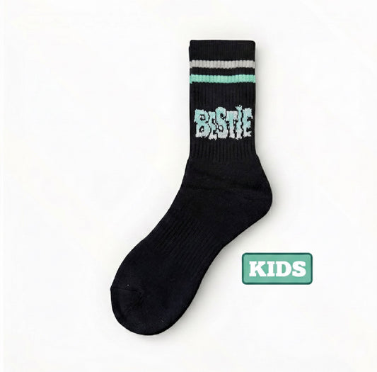 BESTIE socks for kids  -Black-