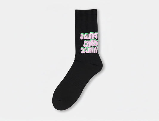Ruffn’Turf  -Graffiti socks BLK-