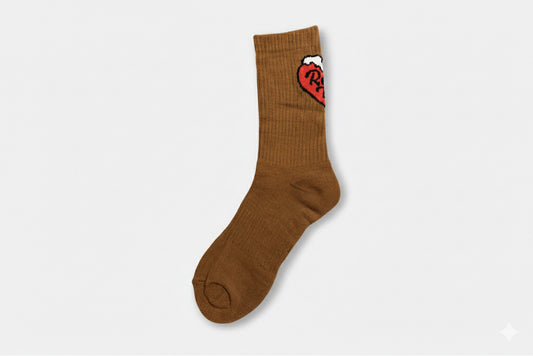 Ruffn’Turf  -Big heart socks- BR/RD
